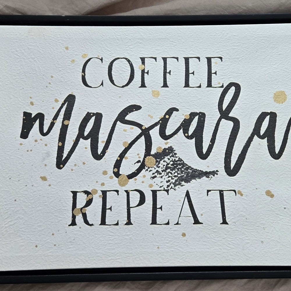 Coffee Mascara Repeat Wall Art